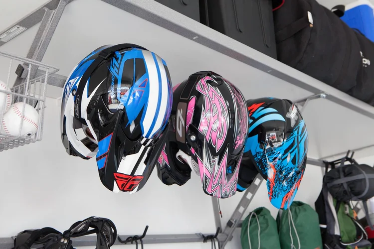 bicycle+helmets+on+rack